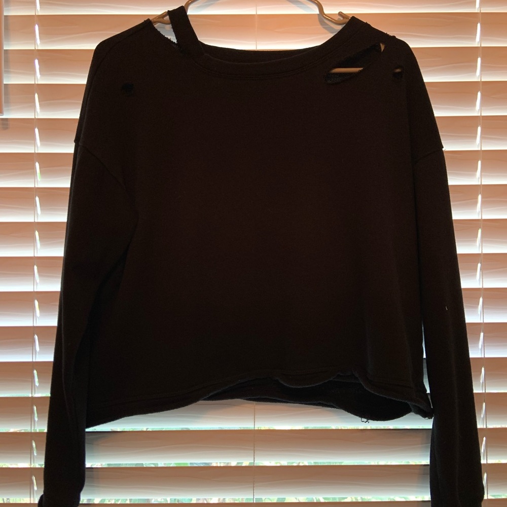 Black, Long sleeve shirt